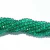 Natural Emerald Green Mystic Quartz Faceted Roundel Beads Strand Length 13 Inches and Size 4mm approx.